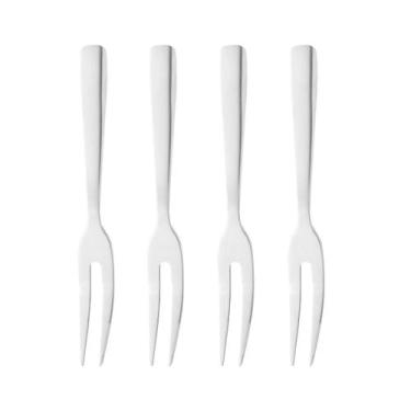 Imagem de Conjunto 4 Garfos Aço Inox p/ Aperitivo - Wolff