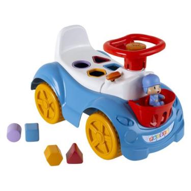 Imagem de Totokinha Pocoyo Infantil Azul com boneco, buzina, e peças - Cardoso T