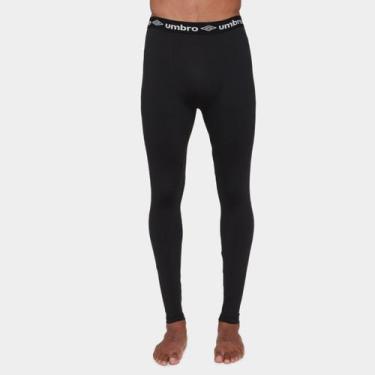 Imagem de Calça Umbro Termica Light Masculina, Preto, M