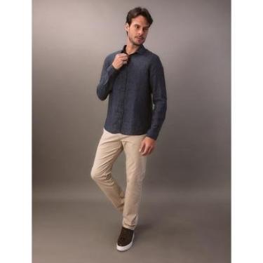 Imagem de Camisa de Manga Longa  em Linho Calvin Klein-Masculino