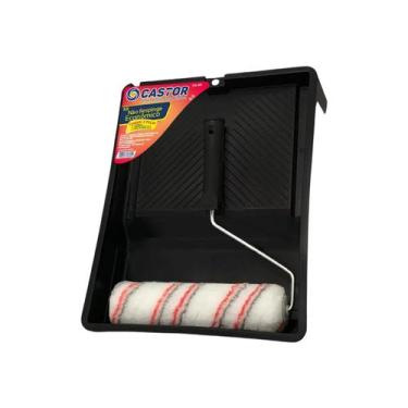 Imagem de Kit para pintura 3 peças Não Respinga Econômico Castor, Preto