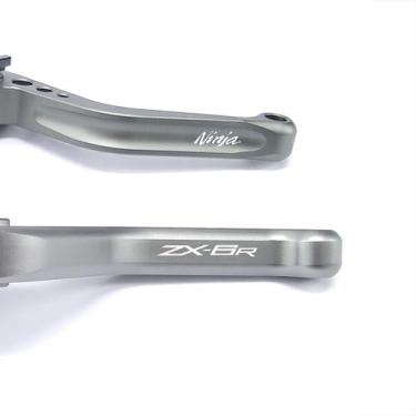 Imagem de Manete esportivo kawasaki ninja zx6r - NoBrand, Titanium