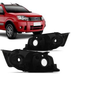 Imagem de Carcaça Farol Ecosport 2008 2009 2010 2011 2012 - Ford, Direito