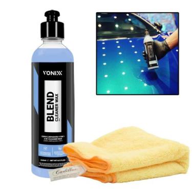 Imagem de Kit Blend Cleaner wax Vonixx 240ml + Pano Cadillac - Cera Limpadora 3 