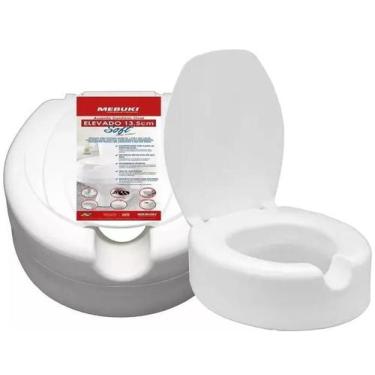 Imagem de Assento Elevado para Vaso Sanitário Idosos e Pós-Cirurgia Mebuki