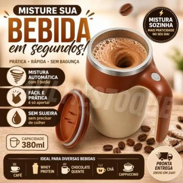 Imagem de Caneca Mixer Inox Automática Elétrica Misturador 380ml - Wincy
