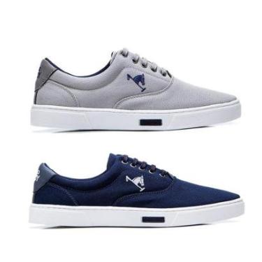 Imagem de Kit 2 Sapatênis Polo Joy  Masculino Em Lona-Masculino