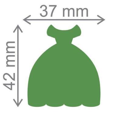 Imagem de Furador Artesanal Toke e Crie - Extra Gigante 2", VESTIDO