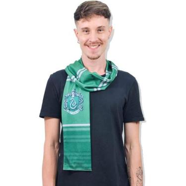 Imagem de Cachecol Harry Potter Slytherin Sonserina Original Oficial Inverno Fri
