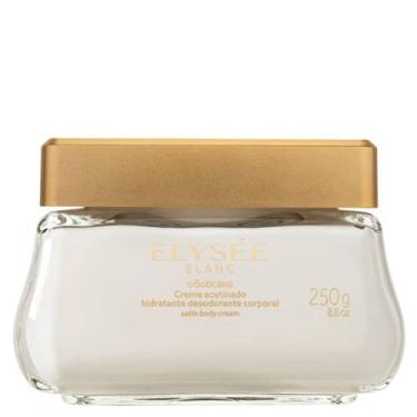 Imagem de Creme Acetinado Hidratante Desodorante Elysée Blanc 250g - Corpo e ban
