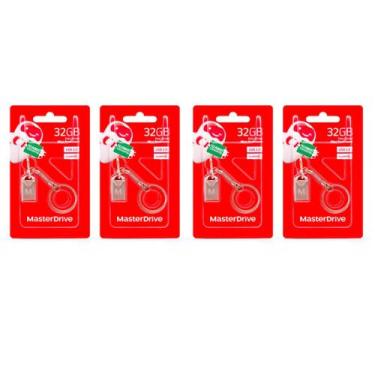 Imagem de Kits de Pen Drive 32gb MasterDrive USB 2.0 Mini Premium - Master Drive