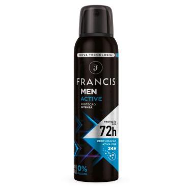 Imagem de Desodorante Francis Men Active Proteção Intensa Aerosol Antitranspiran