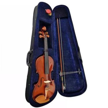 Imagem de Violino Hofma HVE231 3/4 Tradicional Envernizado Com Estojo