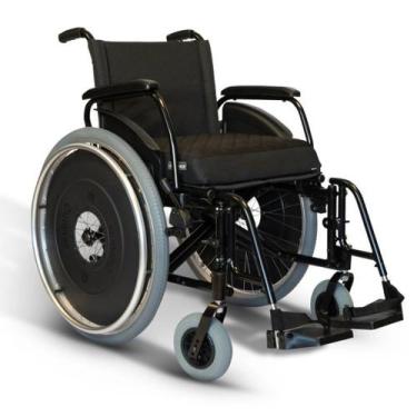 Imagem de Cadeira de Rodas AVD Assento 48cm Encosto 45cm até 120kg Com Protetor 
