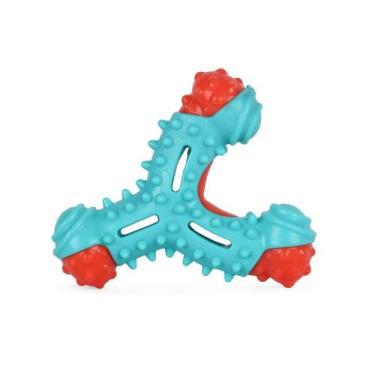 Imagem de Brinquedo Mordedor para Cachorro Nubbies Wishbone Dental Toy Arm & Ham