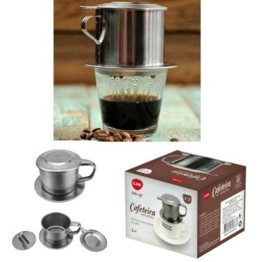 Imagem de Filtro Cafeteira Gotejador Barista Café Gourmet Vietnamita 1 - 3 xícar