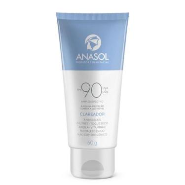 Imagem de Protetor Solar Facial Clareador - 60g FPS 90 - Anasol