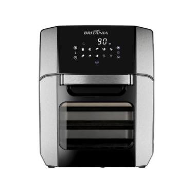 Imagem de Fritadeira Eletrica Quanta QTAF500 110V - Preto/Prata 5.5L, Preto e Pr