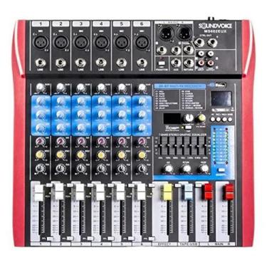 Imagem de Mesa de som soundvoice ms602 eux 6 canais ef/eq