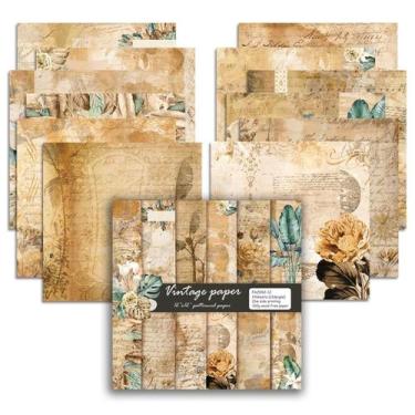 Imagem de Papel para álbum de recortes Kammo Vintage Retro 30x30cm 24 folhas - i