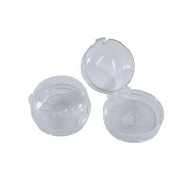 Imagem de Protetor Infantil para Botões de Fogão Transparente Poliestireno Resistente e Atóxico Bemfixa