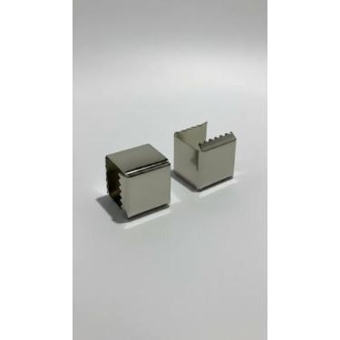 Imagem de Garras Dentadas 15mm P/ Fechamento Cordão Crachá 500un - Congratulatio