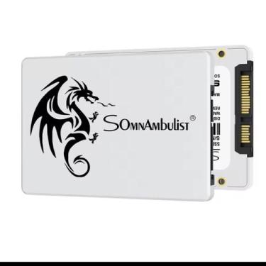 Imagem de SSD SomnAmbulist 2.5 SATA III 256GB Branco Acelere Seu PC Ultra Rápido