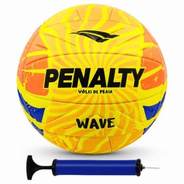 Imagem de Bola Vôlei de Praia Penalty Wave XXVI + Bomba de Ar - Alta Durabilidad