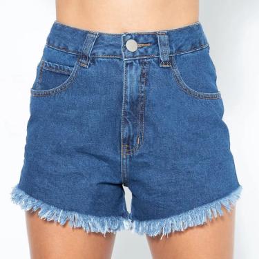 Imagem de Short Hot Pant Jeans Azul Escuro Lady Rock