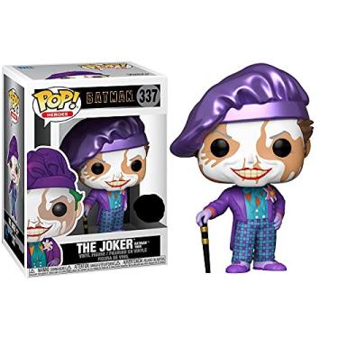 Imagem de Boneco de vinil do Batman 1989 da The Joker Pop #337 Chase Edition (dobrado com protetor EcoTek para proteger a caixa de exibição)
