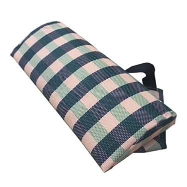 Imagem de Almofada de cabeça confortável e respirável Serablet, serve para a maioria das cadeiras e lounges, espuma confiável – grade verde