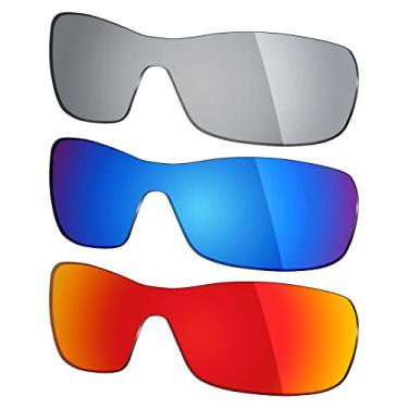 Imagem de 3 pares de lentes polarizadas de substituição Mryok para óculos de sol Oakley Antix – Opções