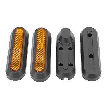 Imagem de RiToEasysports Kit de capa protetora de roda dianteira para scooter com rodas traseiras para scooter elétrica M365/PRO/PRO2, com adesivos refletivos