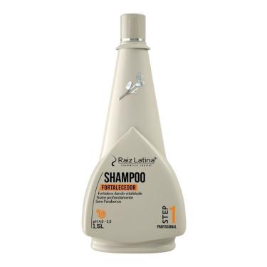 Imagem de Shampoo Cabelos Ressecados Secos 1,5l Raiz Latina Profissional Fortalecedor Hidratação Pós Química