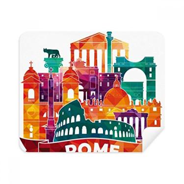 Imagem de Pano de limpeza de tela com 2 peças de tecido de camurça da Itália Roma
