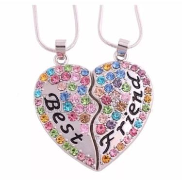 Imagem de Colar Best Friends Eternas BFF Folheado a Prata