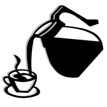 Imagem de Placa decorativa bule e xícara