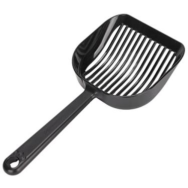 Imagem de Zerodis Colher de areia de gato, suprimentos de limpeza de animais de estimação ABS firme pá de areia com alça ergonômica para limpeza de banheiro areia de gato