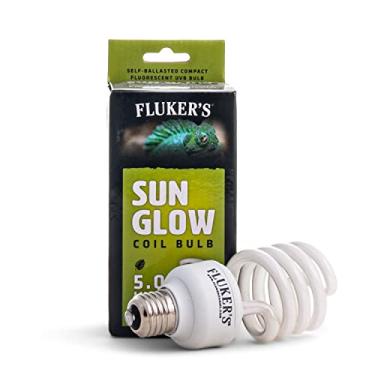 Imagem de Flukers Lâmpada fluorescente compacta Sun Glow 5.0 UVB para répteis tropicais, 26 watts