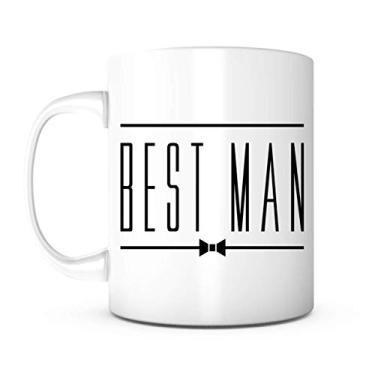 Imagem de Best Man Bow-BFF, Caneca de café de proposta do melhor homem, Caneca de laço para homens, presente de pai/tio/avô/filho, presente de despedida de solteiro Brother/BFF, caneca de pai, presente de despedida de solteiro, melhor presente de parabéns do irmão