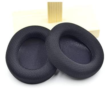 Imagem de 2 almofadas para fones de ouvido de espuma de tecido para SteelSeries Arctis 3 5 7