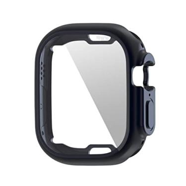 Imagem de MAALYA Capa macia TPU para Apple Watch 8 Ultra 49MM Galvanoplastia Cor Impermeável Resistente a Quedas para Iwatch Series 8 Pro 49 Acessórios (Cor: Arma, Tamanho: 8 Ultra 49MM)
