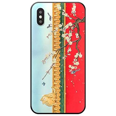 Imagem de Capa de telefone Cidade Proibida estilo chinês para iPhone XS MAX XR X 8 7 Plus 11 12 13 14 Pro Max Capa traseira em relevo, 8, para oppo R15