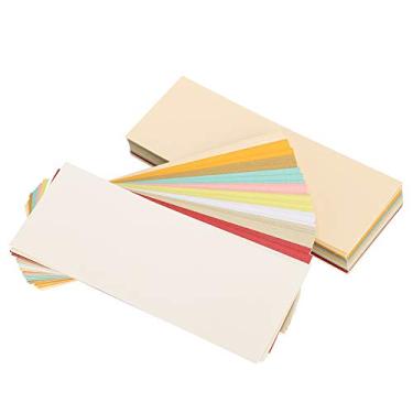 Imagem de bom efeito de impressão Papel Shimmer sortido, 100 unidades de papel Shimmer metálico, cartões de felicitações de 16x6 cm para etiquetas de escritório, capas de livros, fotos requintadas de vendas