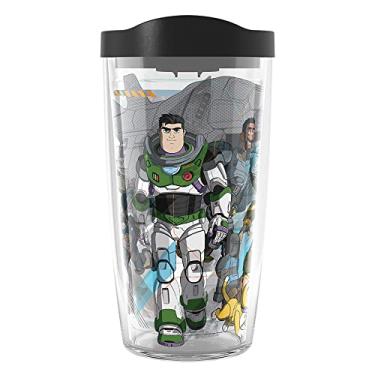 Imagem de Tervis Disney Pixar Toy Story Buzz Lightyear Group Copo isolado de parede dupla, 1 unidade (pacote com 1), clássico