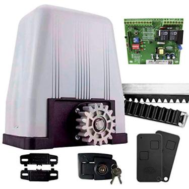 Imagem de Motor Para Portão Eletrônico Dz4 SK 36 1/3 de HP 800kg Rossi 2 Metros e Meio de Cremalheira (127)