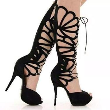 Imagem de Sandália Gladiadora Salto Alto Modelo P01