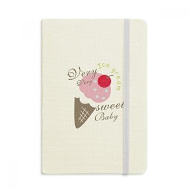 Imagem de Cherry Sweet Baby Caderno de sorvete oficial de tecido com capa dura e diário clássico