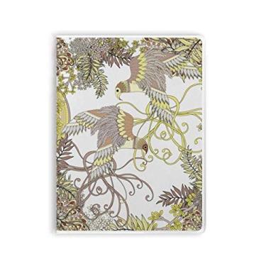 Imagem de Caderno Ukiyo-e com capa macia para pasta de goma de flores e pássaros