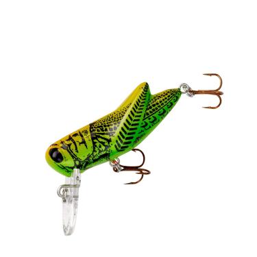Imagem de Rebel Crickhopper, 3,8 cm (1 1/2 polegadas), 1/4 gafanhoto verde, Crickhopper (3/947 g), 1 isca de pesca ultraleve, imita gafanhoto, ideal para verão e outono, truta e outros jogos de pesca, 1 peça